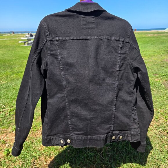 Zara Men's Black Jean Jacket, brand new, never worn - Picture 3 of 6